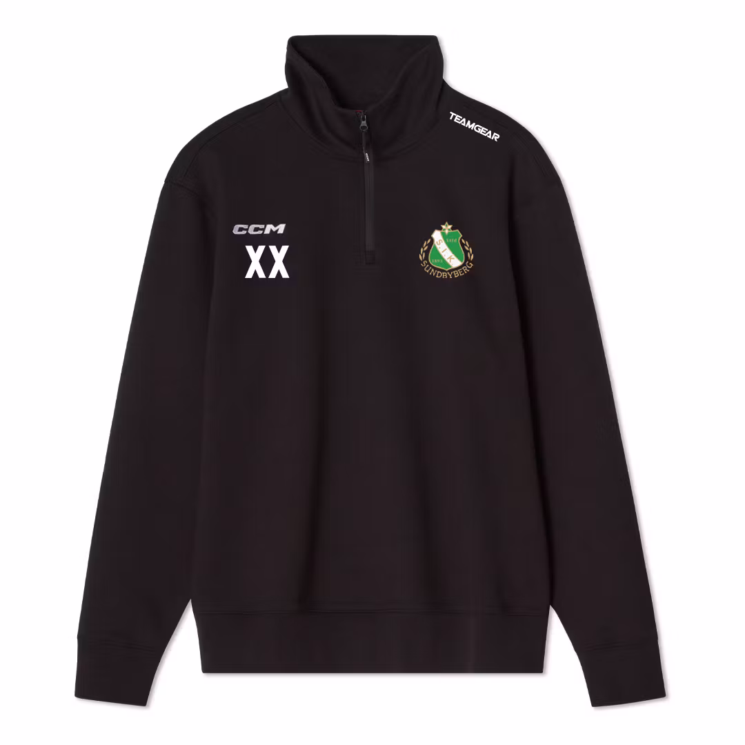 NYHET! CCM Locker 1/4 Zip, Sr- Sundbybergs IK