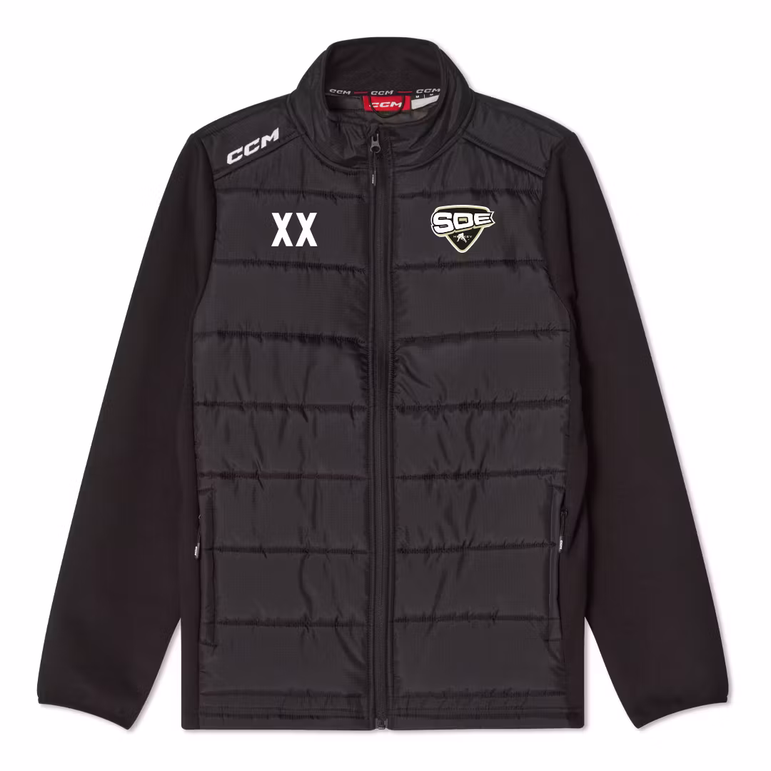 NYHET! CCM Quilted Hybrid Jkt, Jr - SDE
