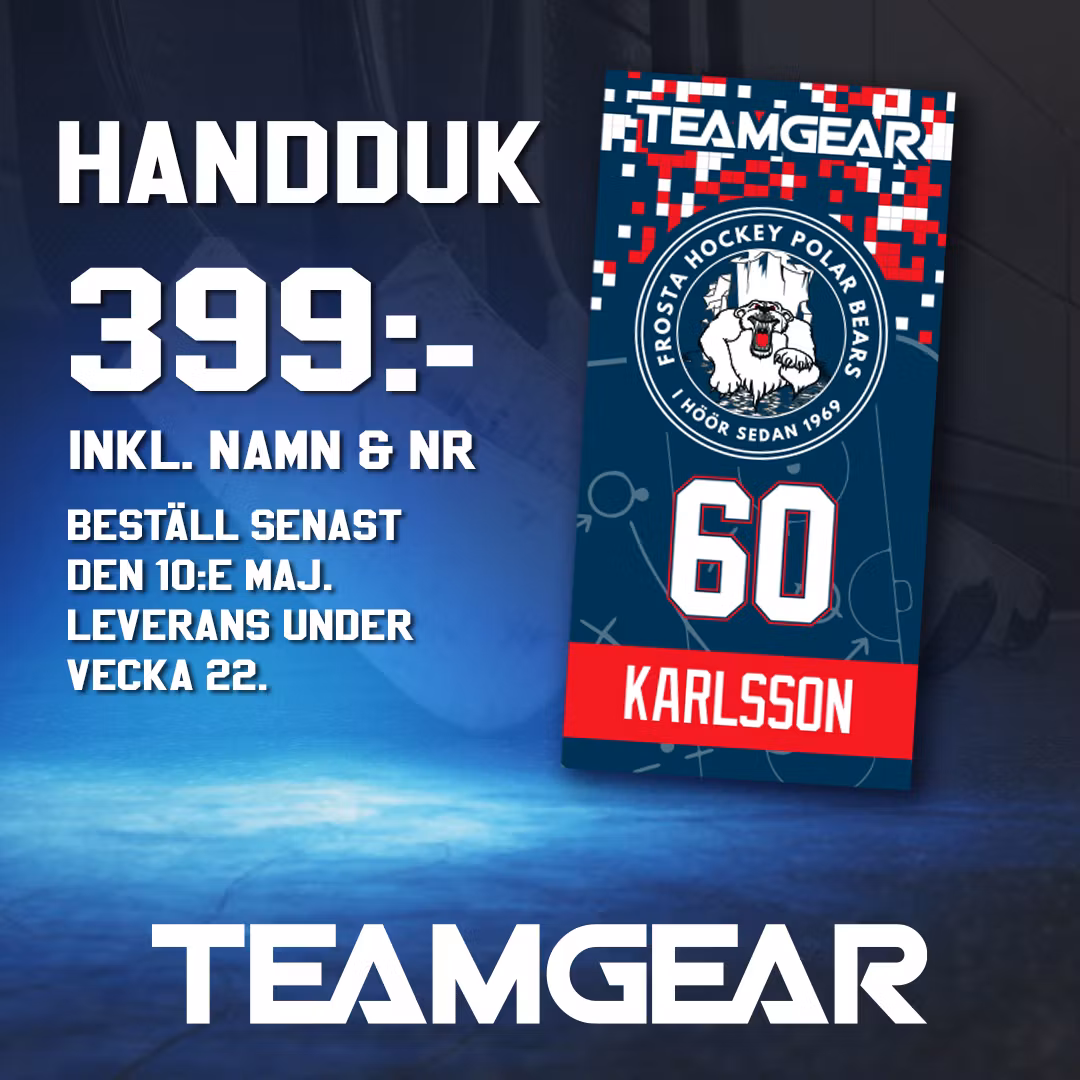 Frosta handduk OBS! sista beställningsdag 10/5-26