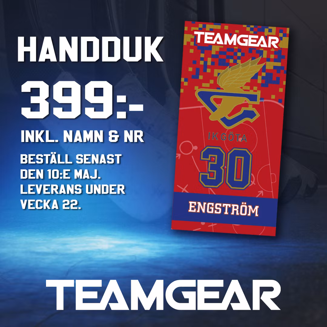 IK Göta handduk OBS! sista beställningsdag 10/5-26