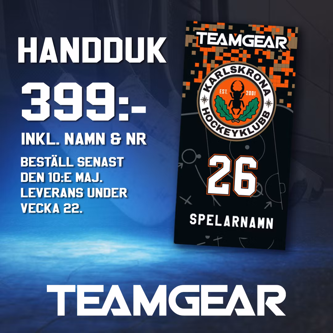 KHK handduk OBS! sista beställningsdag 10/5-26