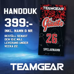 Lund Giants handduk OBS! sista beställningsdag 10/5-26