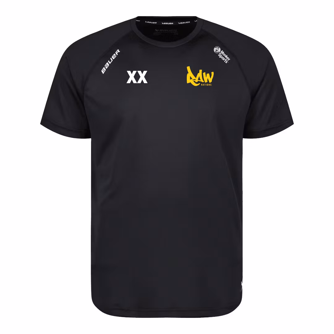 Bauer Vapor tech tee Jr, Raw Nations