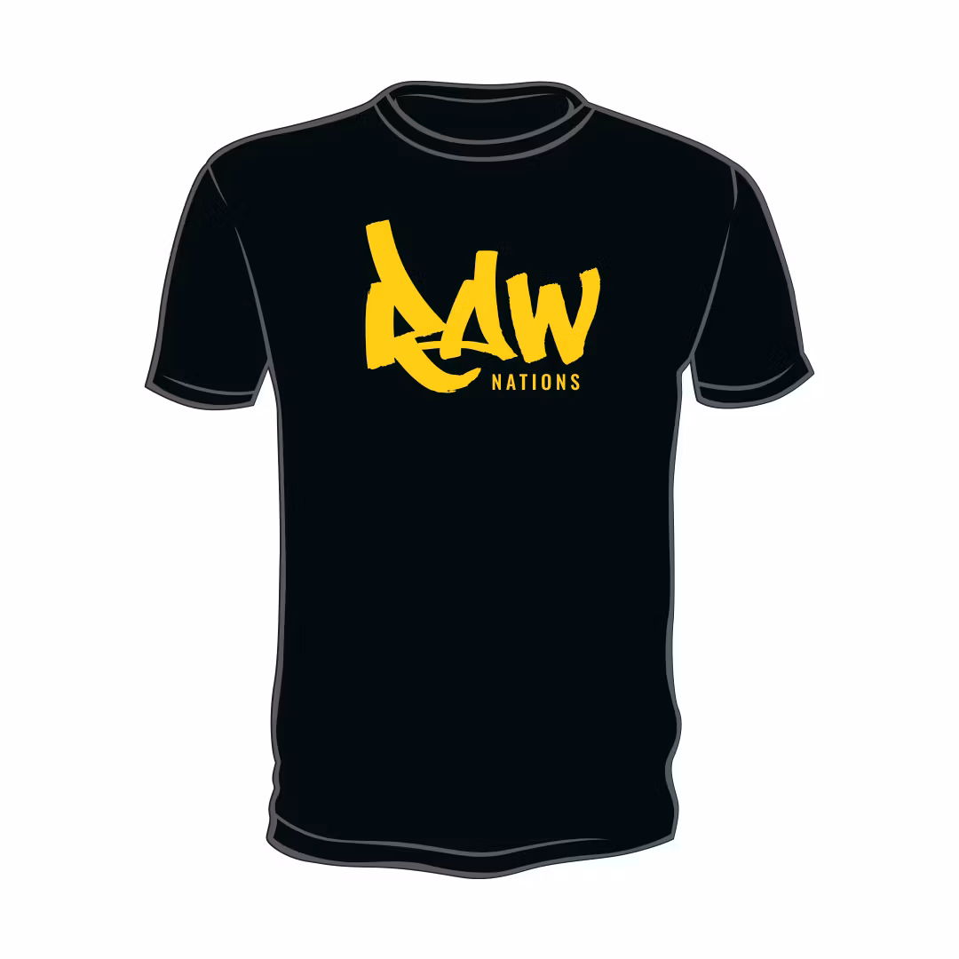 Raw Nations tee, svart