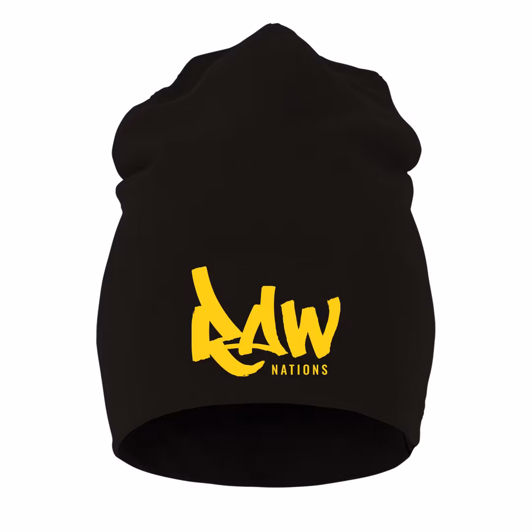 Raw Nations Stretchbeanie - Svart