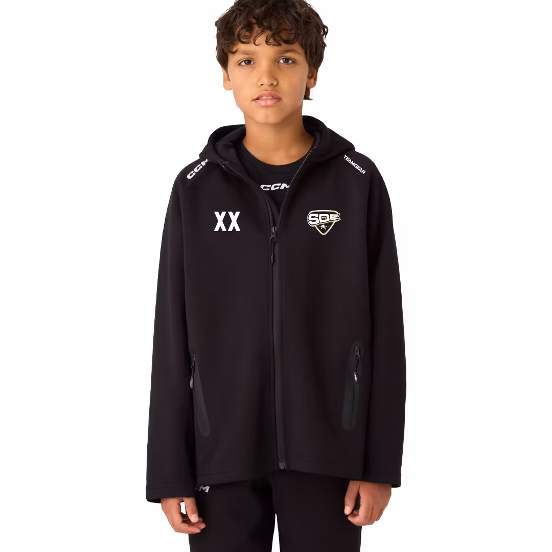 NYHET! CCM Fullzip hood, Jr - SDE