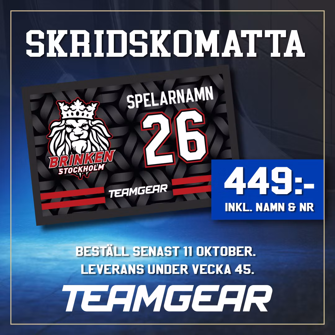 Brinken skridskomatta, OBS! sista beställningsdatum 11/10-26