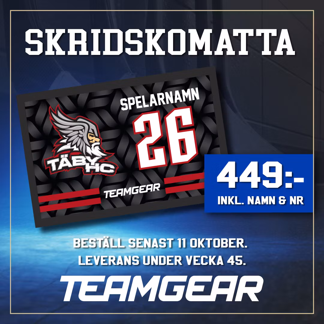 THC skridskomatta, OBS! sista beställningsdatum 11/10-26