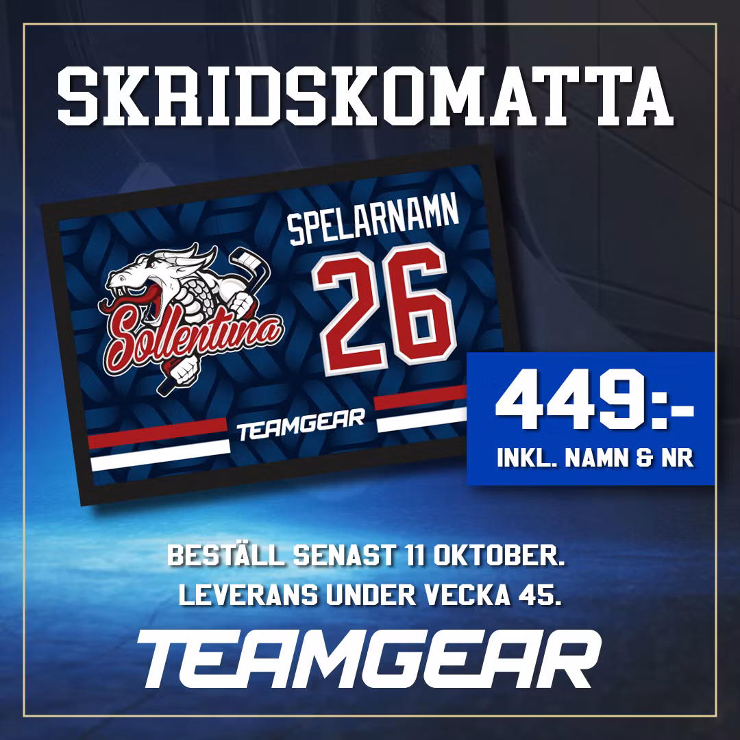 SHC skridskomatta, OBS! sista beställningsdatum 11/10-26