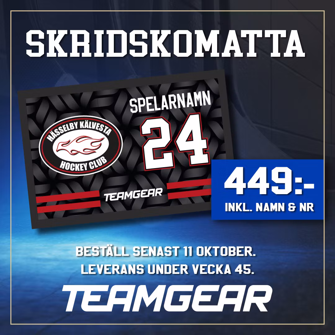 HKHC skridskomatta, OBS! sista beställningsdatum 11/10-26