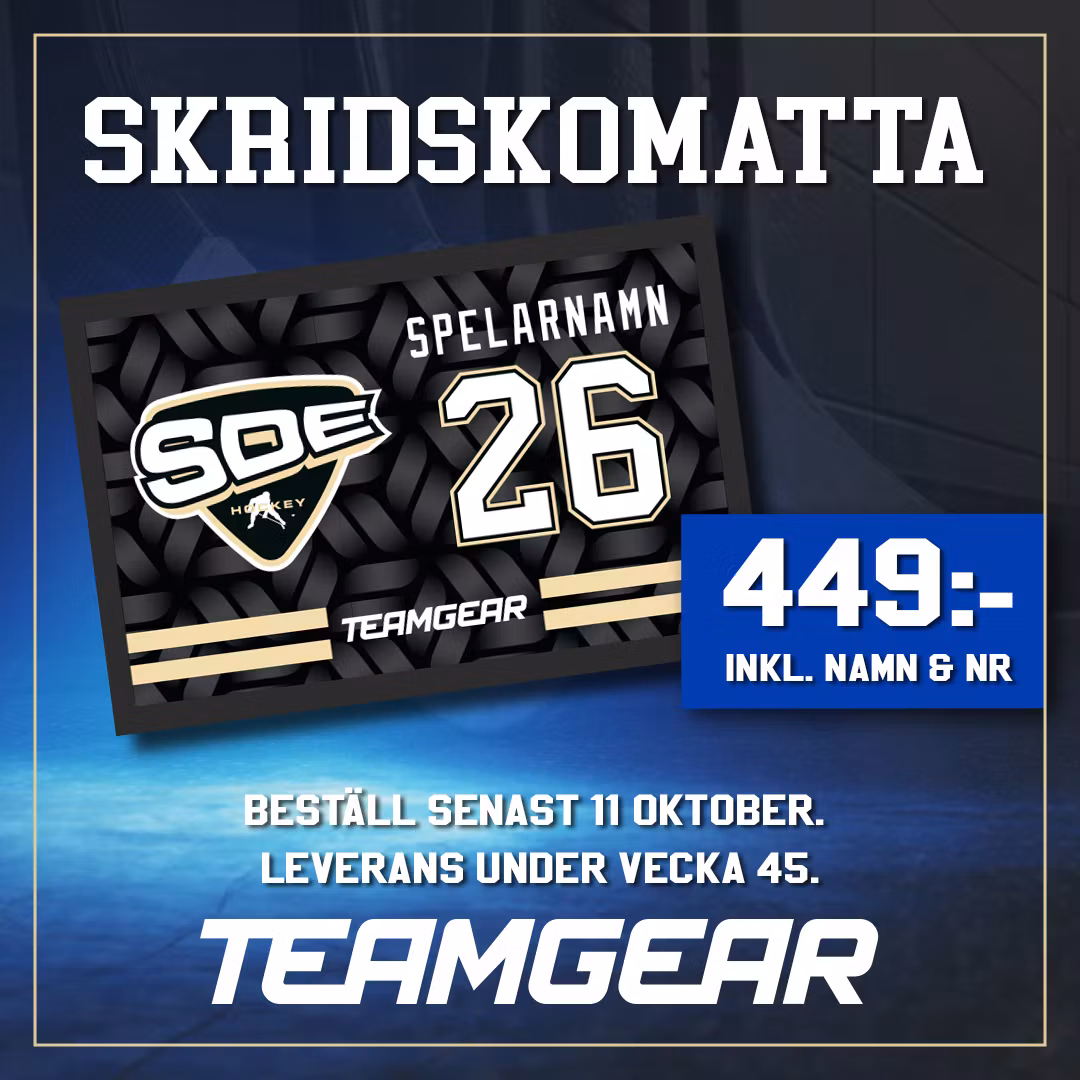SDE skridskomatta, OBS! sista beställningsdatum 11/10-26
