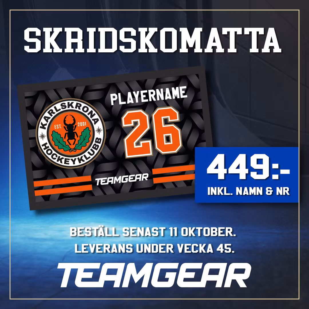 KHK skridskomatta, OBS! sista beställningsdatum 11/10-26