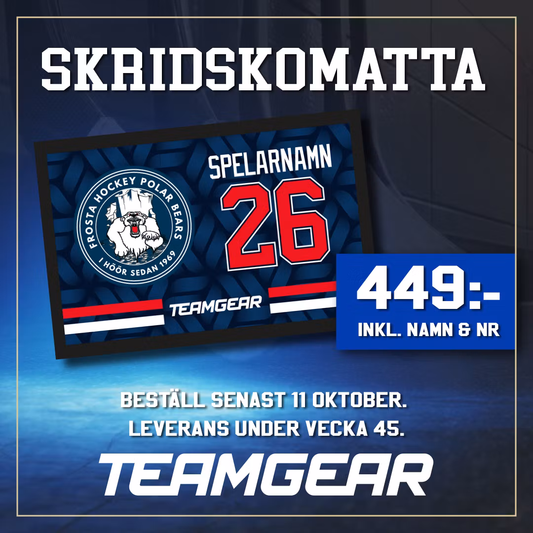 Frosta skridskomatta, OBS! sista beställningsdatum 11/10-26