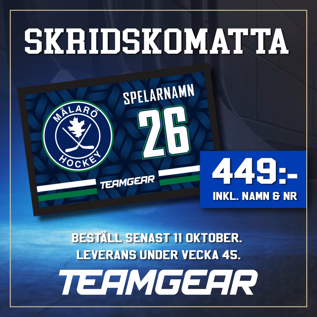 Mälarö skridskomatta. OBS! sista beställningsdatum 11/10-26
