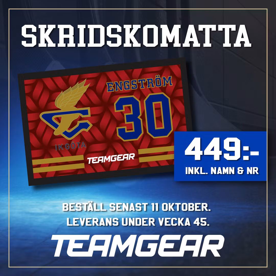 Göta skridskomatta, OBS! sista beställningsdatum 11/10-26