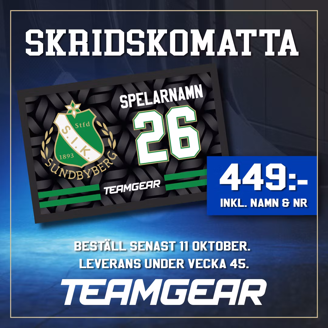 Sundbyberg skridskomatta, OBS! sista beställningsdatum 11/10-26