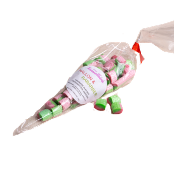 Raspberry rhubarb, cone - 110 grams