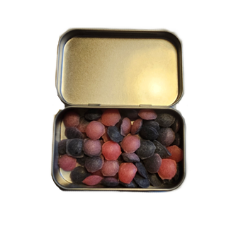 Pastiller Hallon/Lakrits