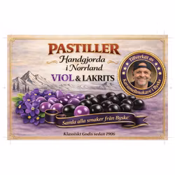 Pastiller Viol-lakrits ~50g