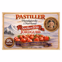 Sockerfria Jordgubbs Pastiller ~ 50g