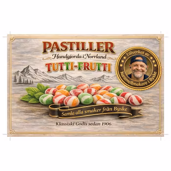 Pastiller Tutti-Frutti ~50g