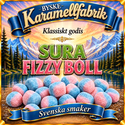 Mellan Påse Sura fizzy boll