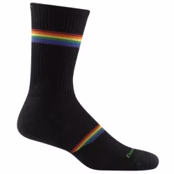 Darn Tough Women's Prism Crew Lightweight with Cushion - Black