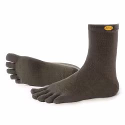 Vibram 5TOE Sock Crew Wool Military Green