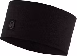 Buff Merino Wide Headband Solid Black