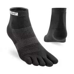 Injinji Run Original Weight Mini-Crew Black