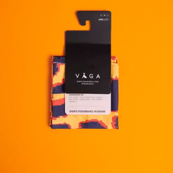Våga Headband Burnt Yellow / Orange / Navy