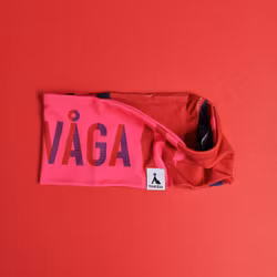 Våga Headband Neon Pink / Flame Red / Navy
