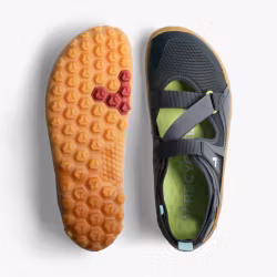 VivoBarefoot M Tracker Sandal Charcoal/Gum
