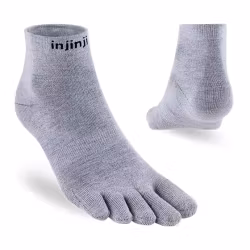 Injinji Liner Mini-Crew Heather Gray