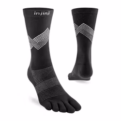 Injinji Run Lightweight Crew Black