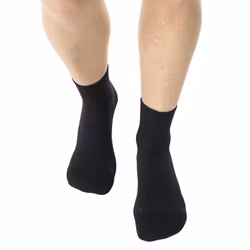 Funq Wear Wide+ Active Cusion Quarter Socks Brilliant Black