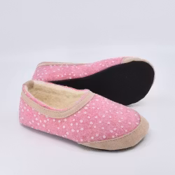 OmaKing Natural Felt Tofflor - Pink