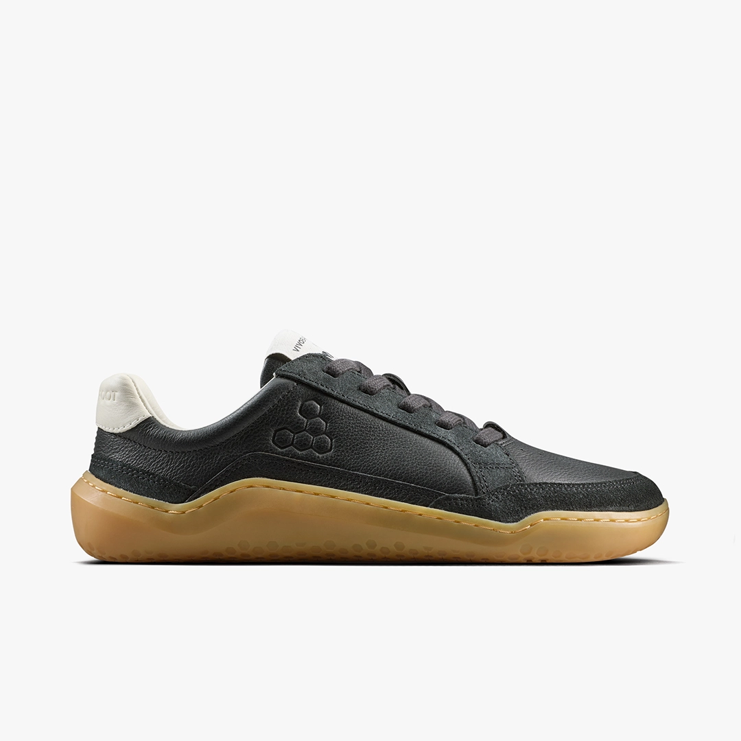 VivoBarefoot Gobi II Sneaker Premium Leather Obsidian