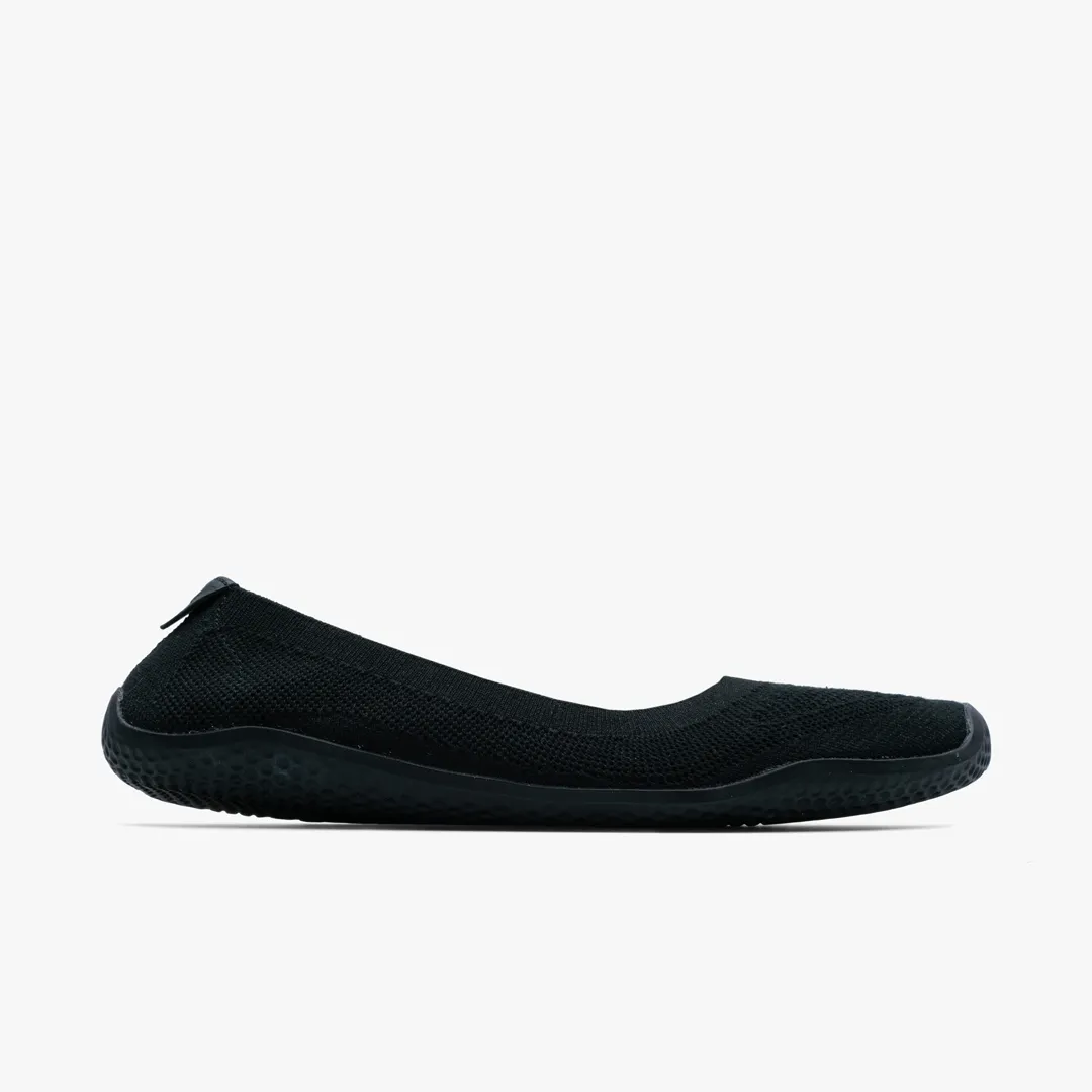 VivoBarefoot W Asana Yin Ballerina Knit Obsidian
