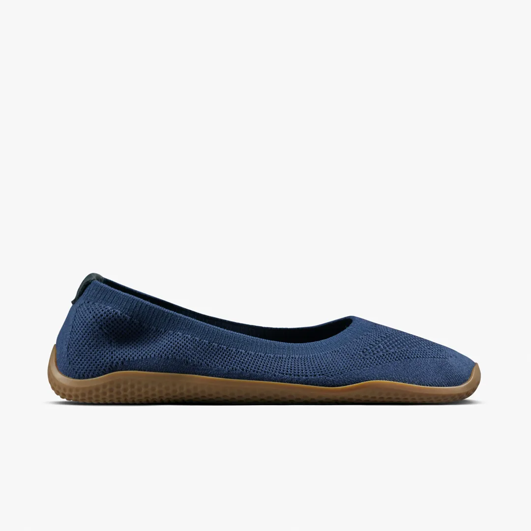 VivoBarefoot W Asana Yin Ballerina Knit Deep Ocean