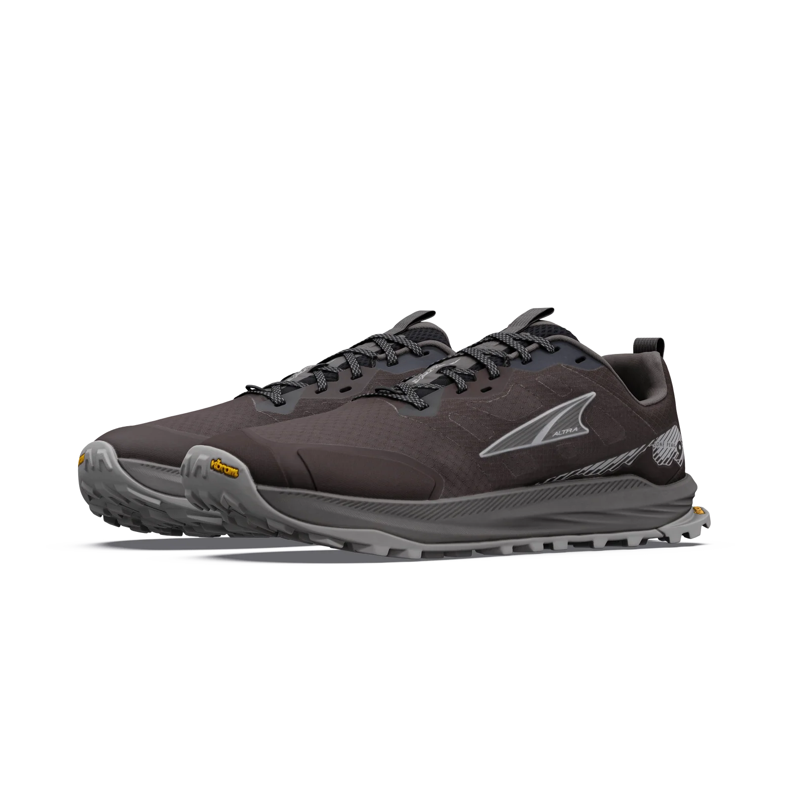 Altra M Lone Peak 9+ Wide Chocolate Torte/Silver/Dark Gull Gray