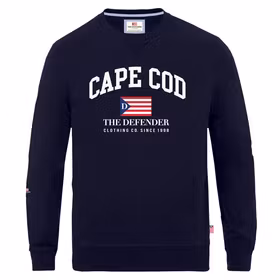 New Dixon Sweatshirt. Mörkblå, Vit eller Gråmelerad