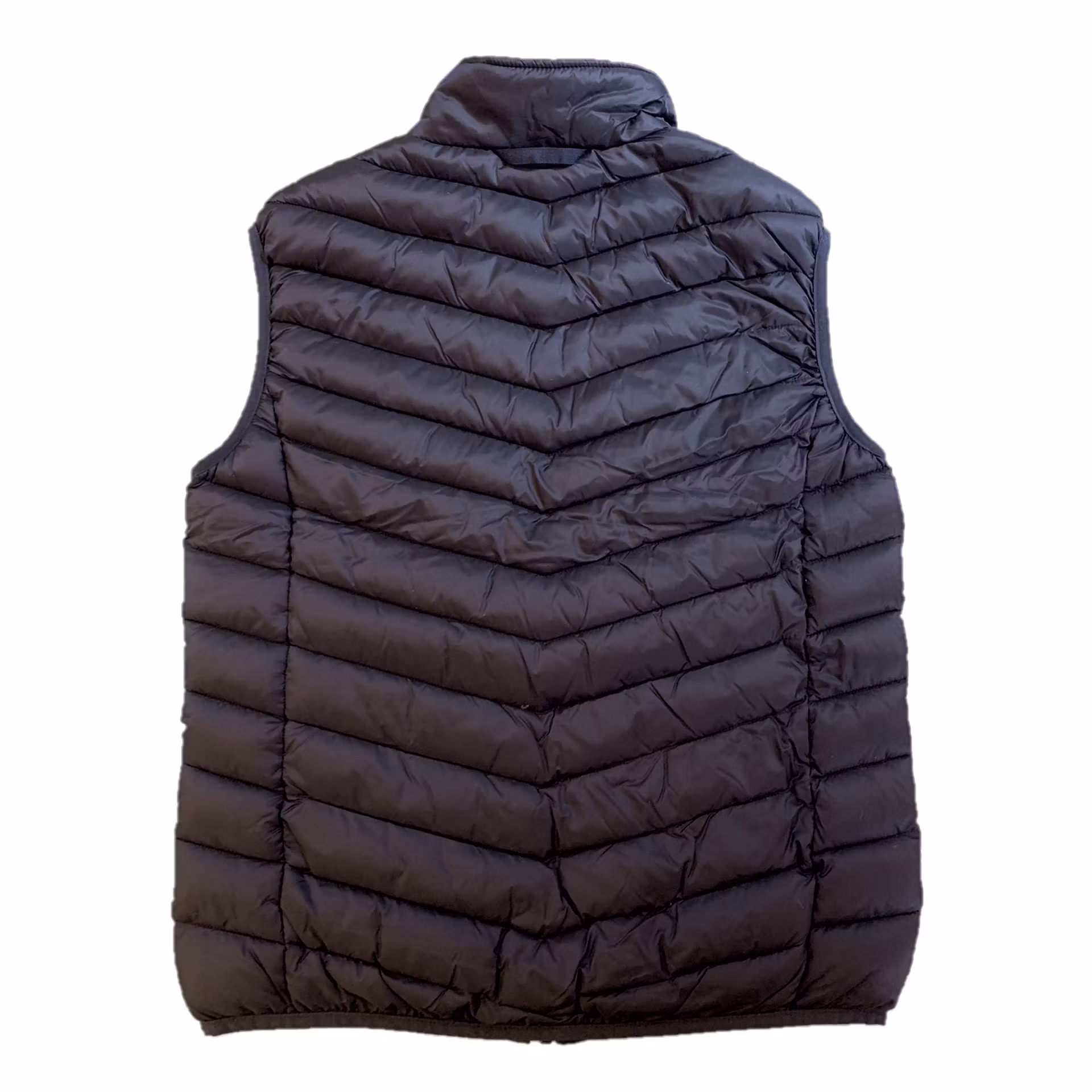 Lättviktsväst Tunn väst med krage Mörkblå