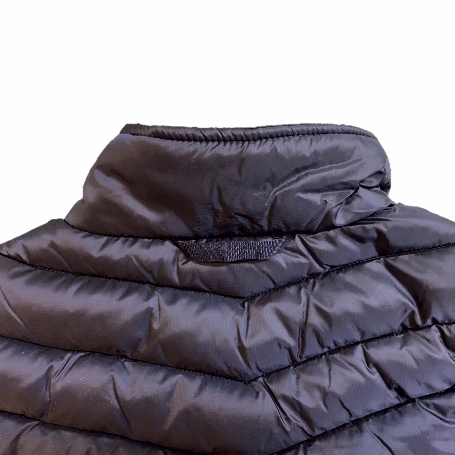 Lättviktsväst Tunn väst med krage Mörkblå