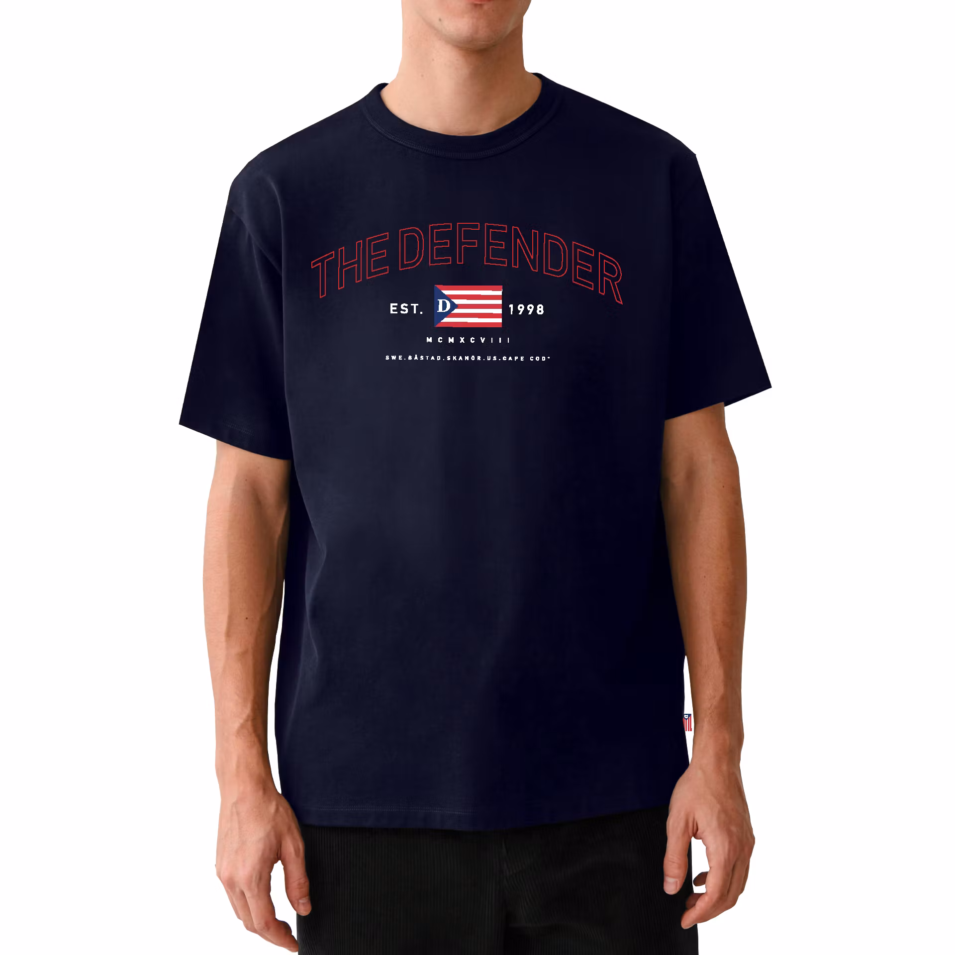 James t-shirt mörkblå