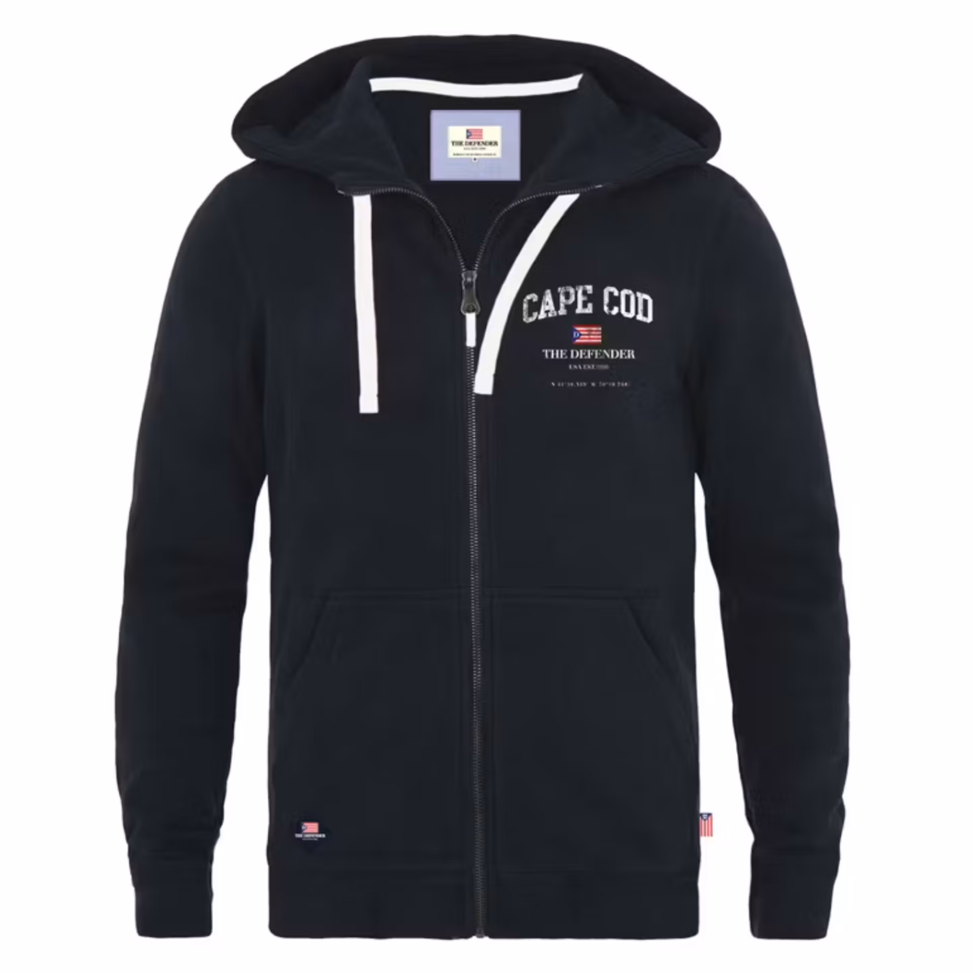 Alvin Zip Hoddie Mörkblå