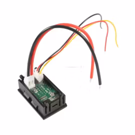 Digital Voltmeter och Ammeter - Röd och Blå Display