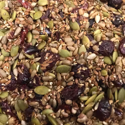 Guldklimp (kaffe/tranbär/frön)