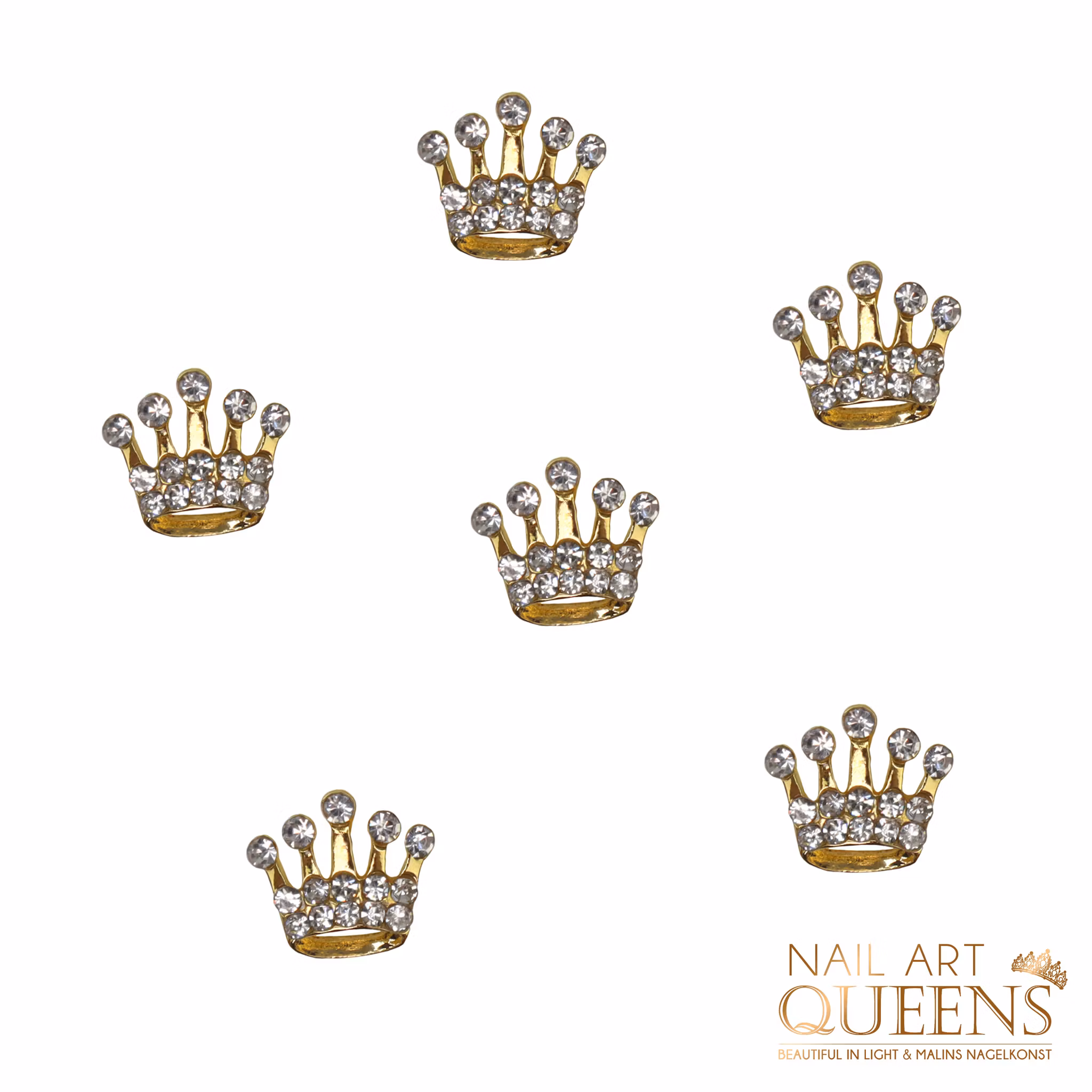 Crown gold 2PCS