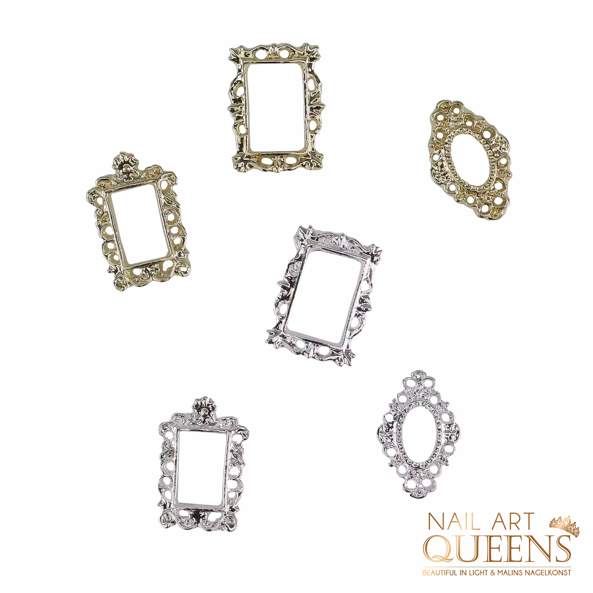 Frames gold/silver 2PCS